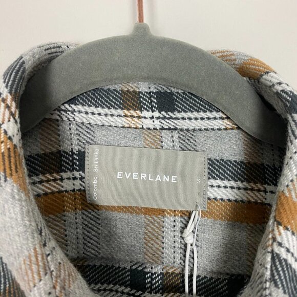 Everlane Heavyweight Overshirt Button Up Long Sleeve Shirt Shacket Mens Small - Picture 2 of 8
